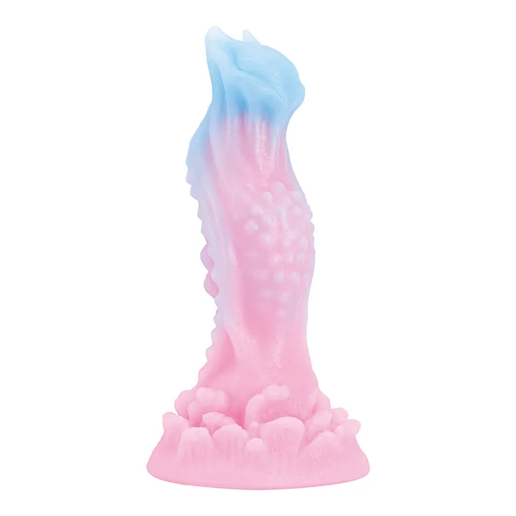 Huge Charging Warm Safe Material Moderate Hardness Silicone Dildo