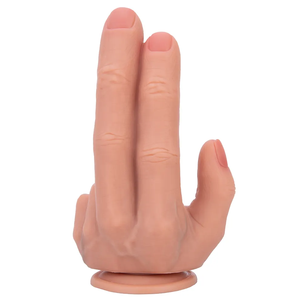 Realistic Soft Long Dildo with Strong Suction Cup Finger Thick Silicone Waterproof Penis for Women Masturbation