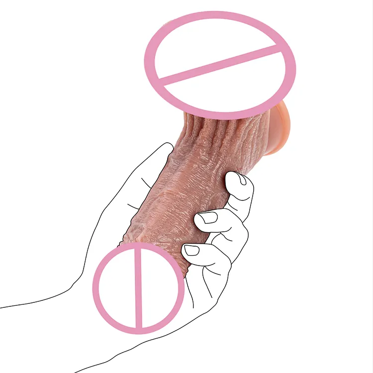 Real Soft Cheap Soft Long Disk Safe Material Silicone Dildo Sexy Toy