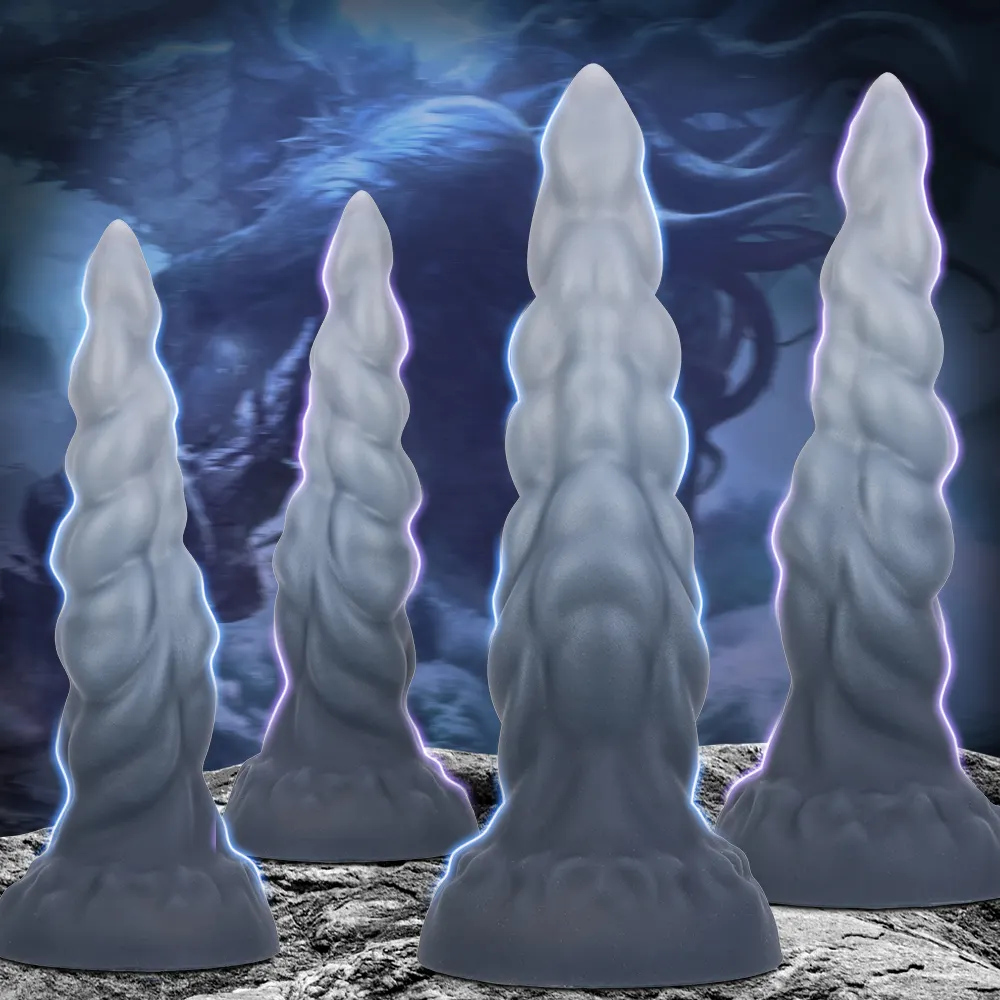 Fantasy Monster alien Big Dog Knot Dildo Huge Animal Dildo Thick Silicone Anal Plug With Suction Cup Sex Toys for Women Men Gay