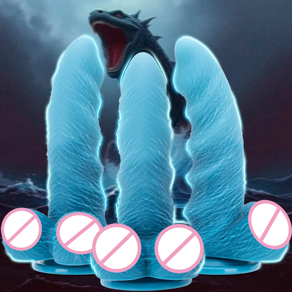 Unique Blue Fantasy Soft Silicone Dildo with Realistic Feel and Design for Discreet Private Stimulation