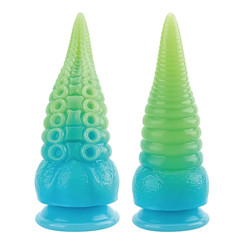 Octopus Inspired Tentacle Anal Plug Artfully Textured Silicone with Secure Suction Base for Stable Lifelike Stimulation