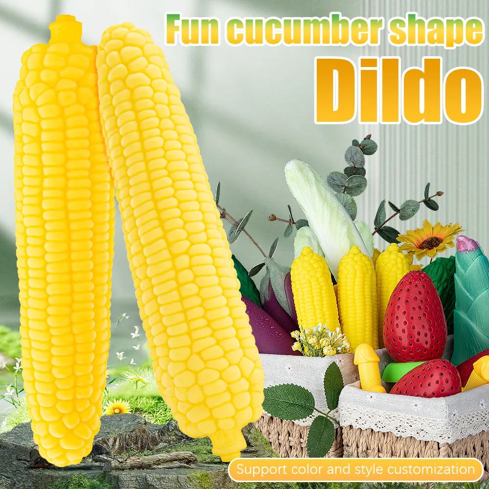 Golden Harvest Pleasure Playful Corn Shaped Novelty Toy From the Garden Fantasy Series Designed for Sensory Exploration