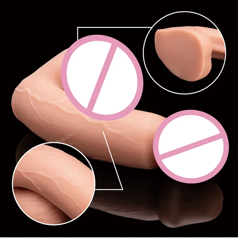 Extra Large Silicone Massager Dildo Medical Grade Body Safe CE Certified G-Spot and Dildo Sex Toy