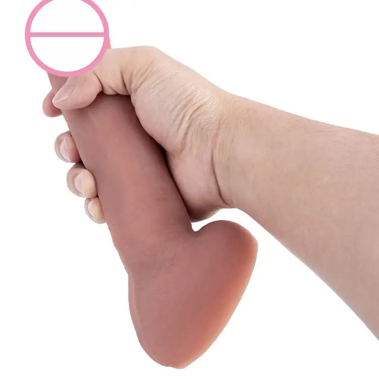 Wholesale Lifelike Female Pleasure Device Best Seller Huge Silicone Dong for Ladies