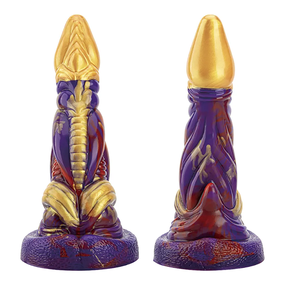 Smooth Silicone Anal Plug Fantasy Creature Dong Women Men Bulk Manufacturer