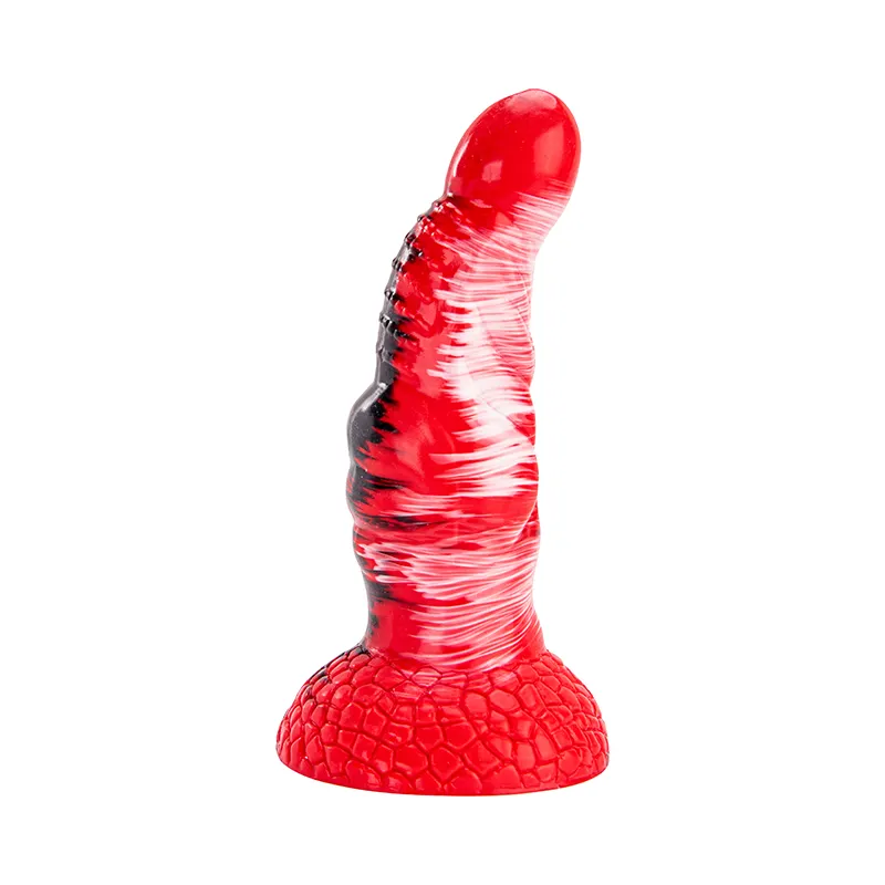 Sexy Toy Base Big Hand Style Monstern Dual Dicks for Vagina Stimulator Silicone Dildo