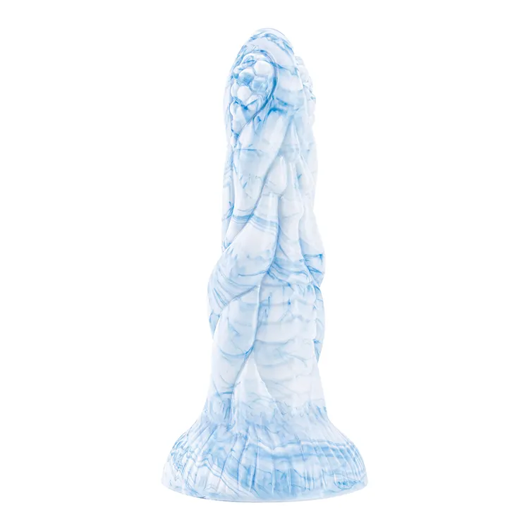 Alien Fantasy Iceberg Silicone Dong Monster Cock Soft Firm Texture Toy for Women