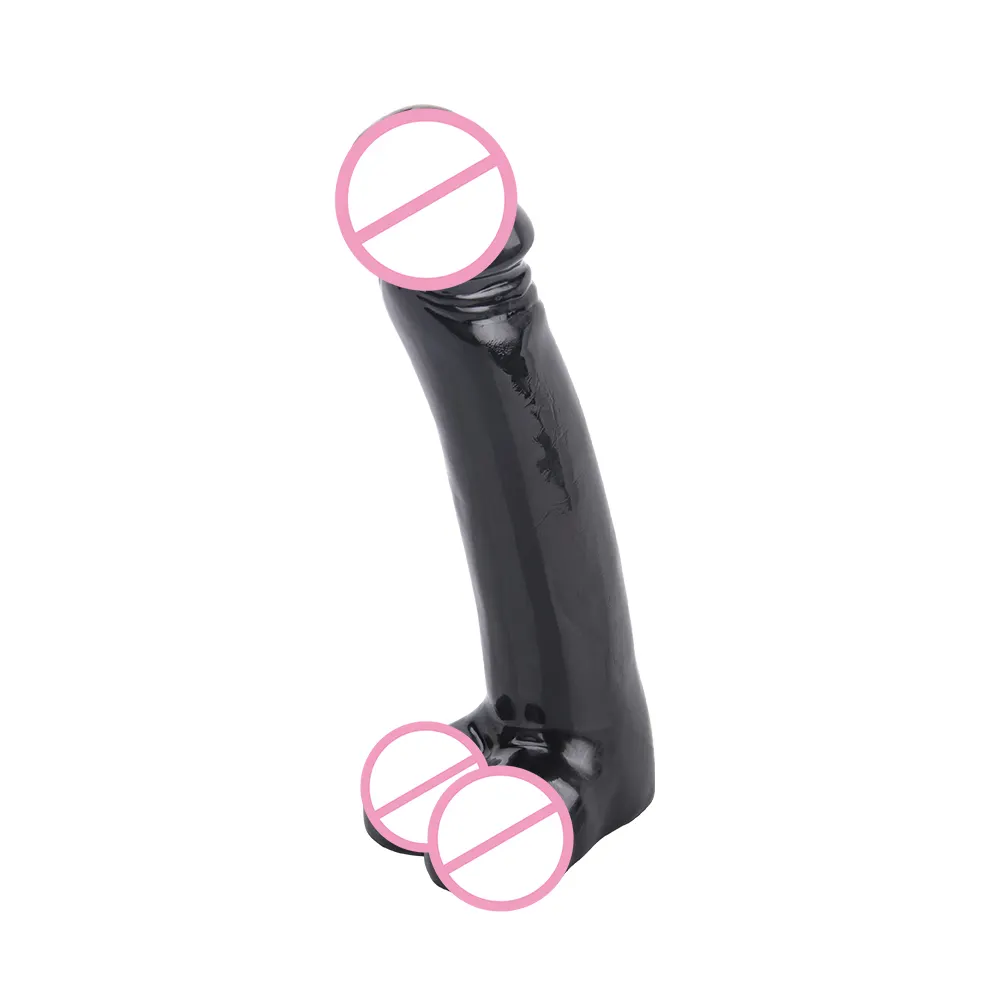 13 Inch Huge Black Waterproof Dildo for Women