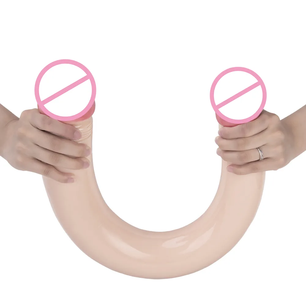 Smoothly 24 Inch Double Ended Headed Dildo for Gay Men