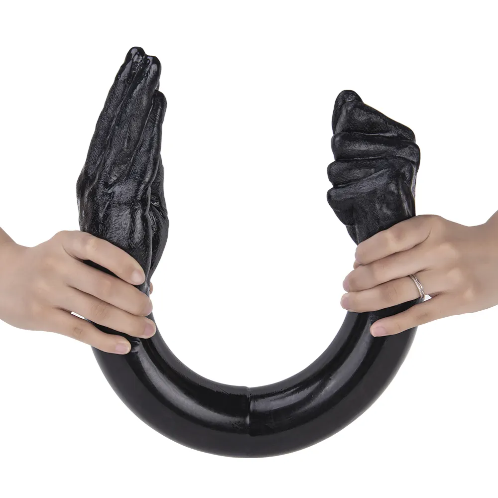 Double Ended Hand Shaped Dildo Toy for Fisting Anal Sex