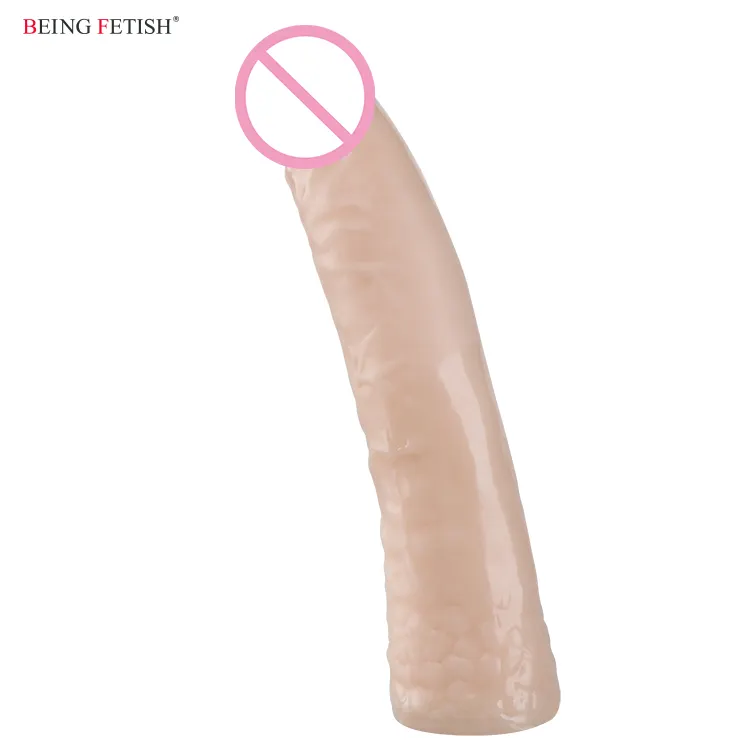 Adult Novelty PVC Dildo Penis Toy for Women Gay Men Sex Massage Tool