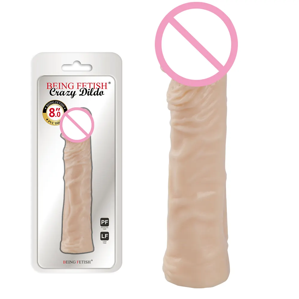 Factory Price Realistic Pink Glans Dildo for Women Masturbation