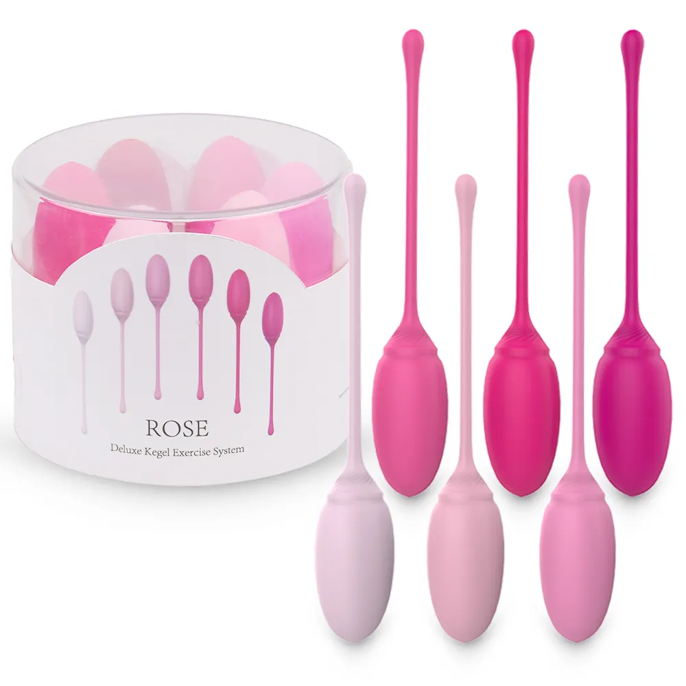  Wholesale Soft Silicone Kegel Balls Exercise Balls Vaginal Set for Women Silicone Kegel Balls Exercise Vagina Tight Bead