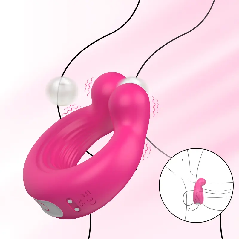  Adult Silicone Men Sex Product Vibrator Penis Ring Cock Ring Sex Toys Men Penis