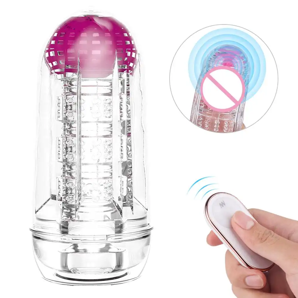  Silicone Male Sex Toys Automatic Male Masturbation Cup Aircraft Cup Mini Masturbating Cups Sex Toyfor Man