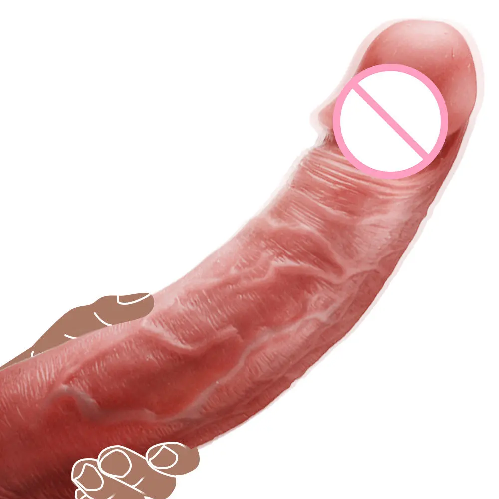  Thrusting Realistic Dildo Silicone Mold Big Dildo Vibrator Adult Sex Toy Wholesale With Strong Suction Cup for Women