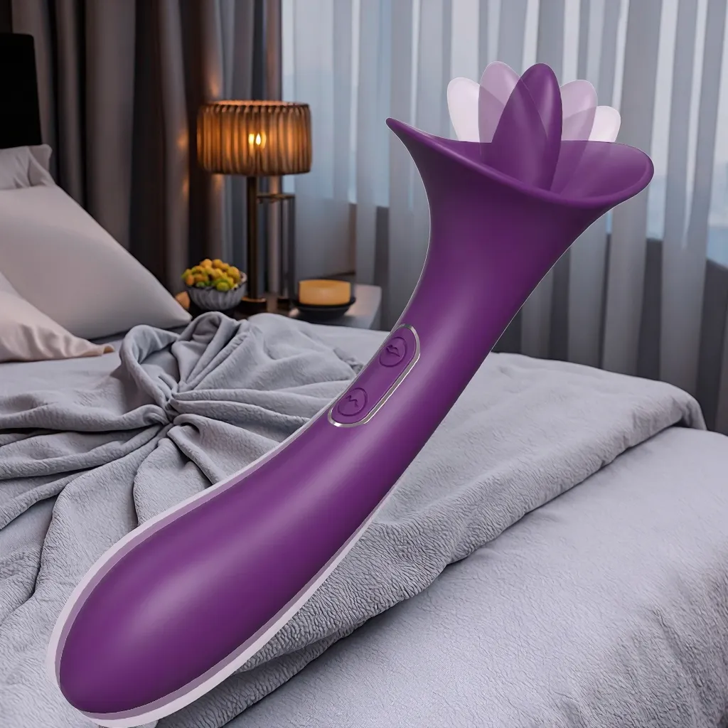  Tongue Licking Vibrator G Spot Vibrator Clitoris Stimulator Tongue Licking Vibrator Sex Toys for Woman Masturbating