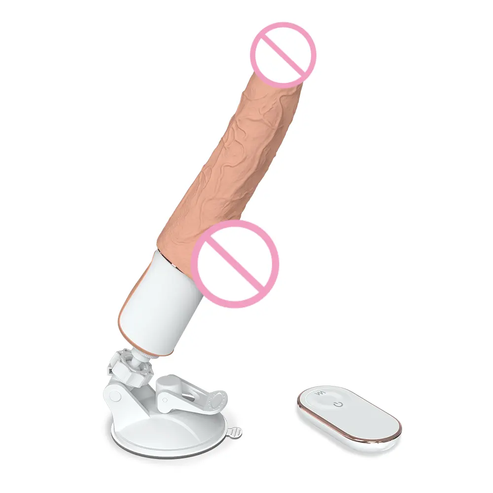  New Arrival Female Vibrator Dildo 9 Frequency 1 Heating Mode Swing Vibration Suction Cup Dildo