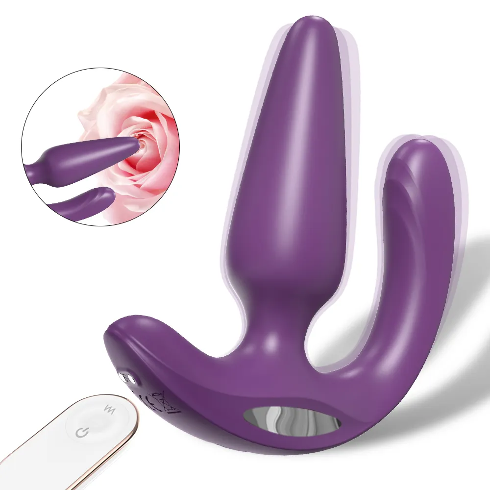  Vibradores Para Mujer 3 in 1 Adult Sex Toy for Couples Double Vibration Stimulation Vagina Butt Plug Anal Plug Vibration