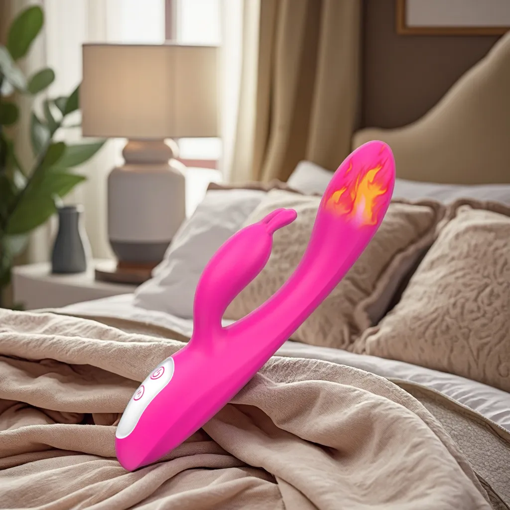  Vibradores Para Mujer Clitoris Vagina  G Spot Vibrator Rabbit Vibrator with Heating Function for Women