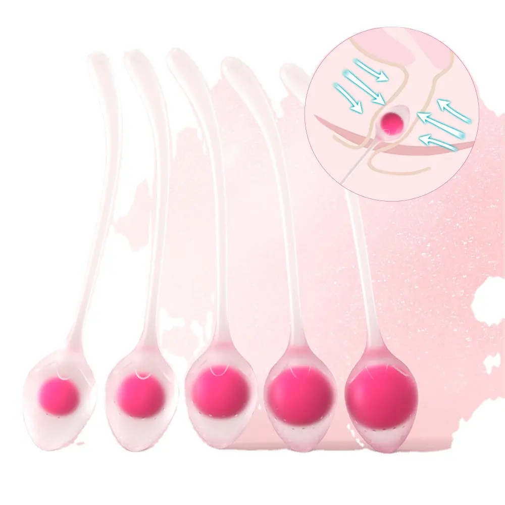  Bola De Kegel Soft Silicone Balls Kegel Exercise Vaginal Balls Set for Women Silicone Kegel Balls Exercise Vagina
