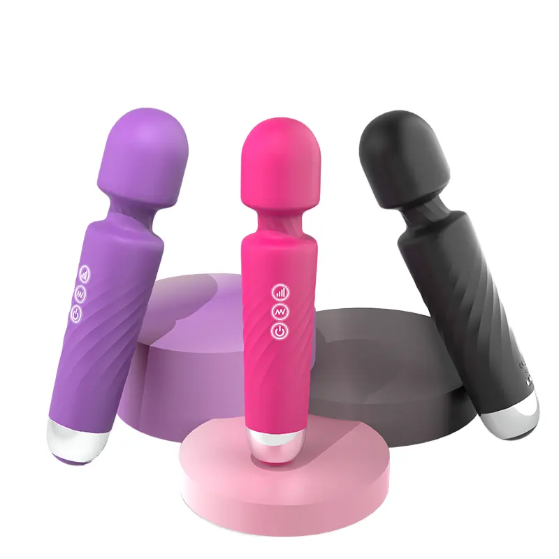  Hot Selling Powerful Female Vibrator Wand Massager Clitoris Stimulator Sex Toy for Adults