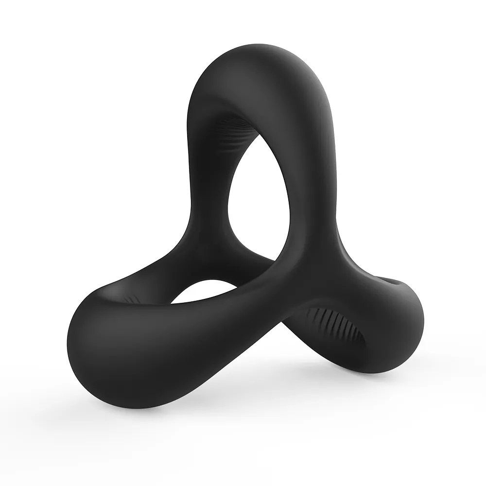  3 Pack Silicone Adjustable Male Enhancing Delay Cock Ring Balls for Men Vibradores Para Hombres