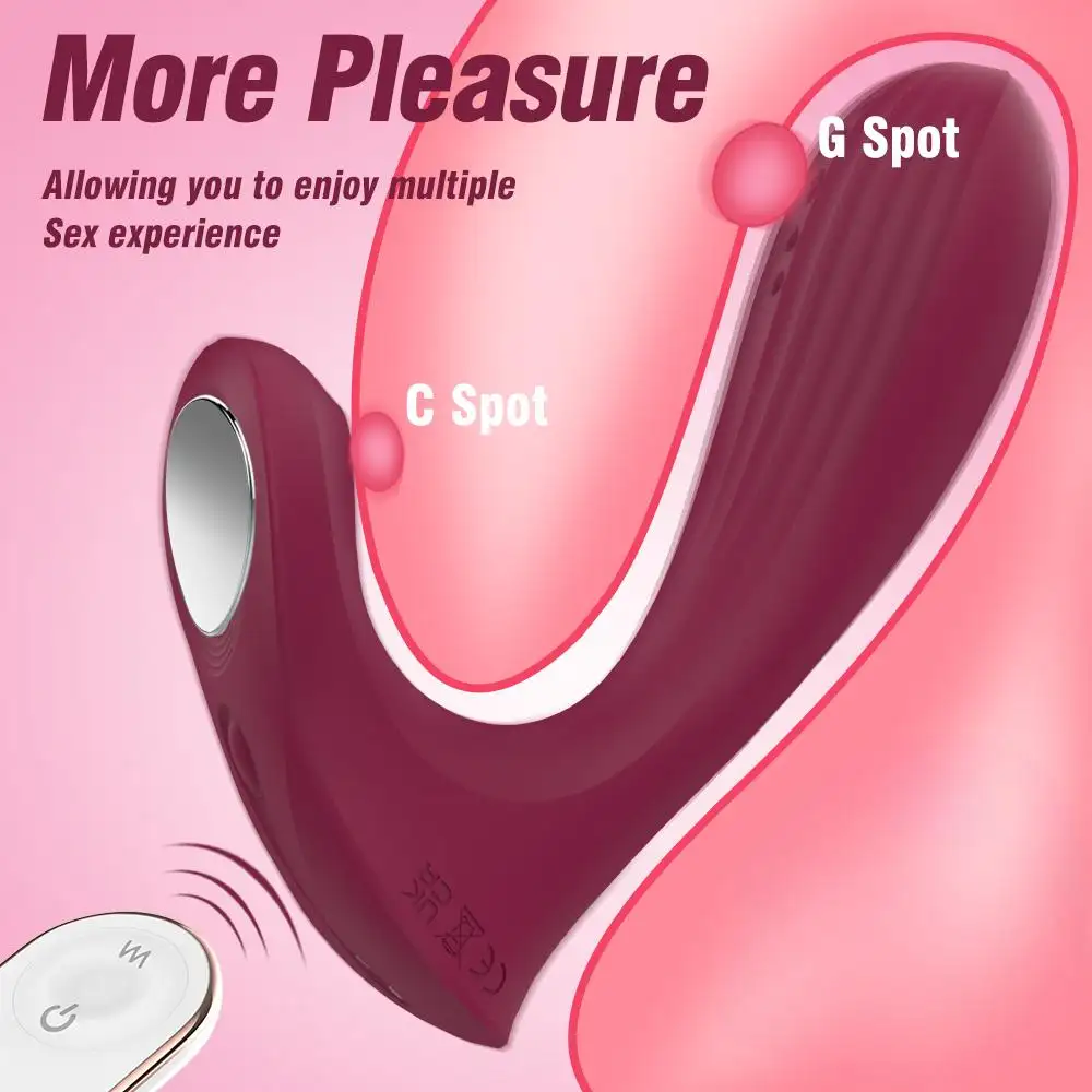  Remote Control G Spot Stimulation Vibrator Outdoor Wearable Female Orgasmic Quiet Toy for Women Masturbating