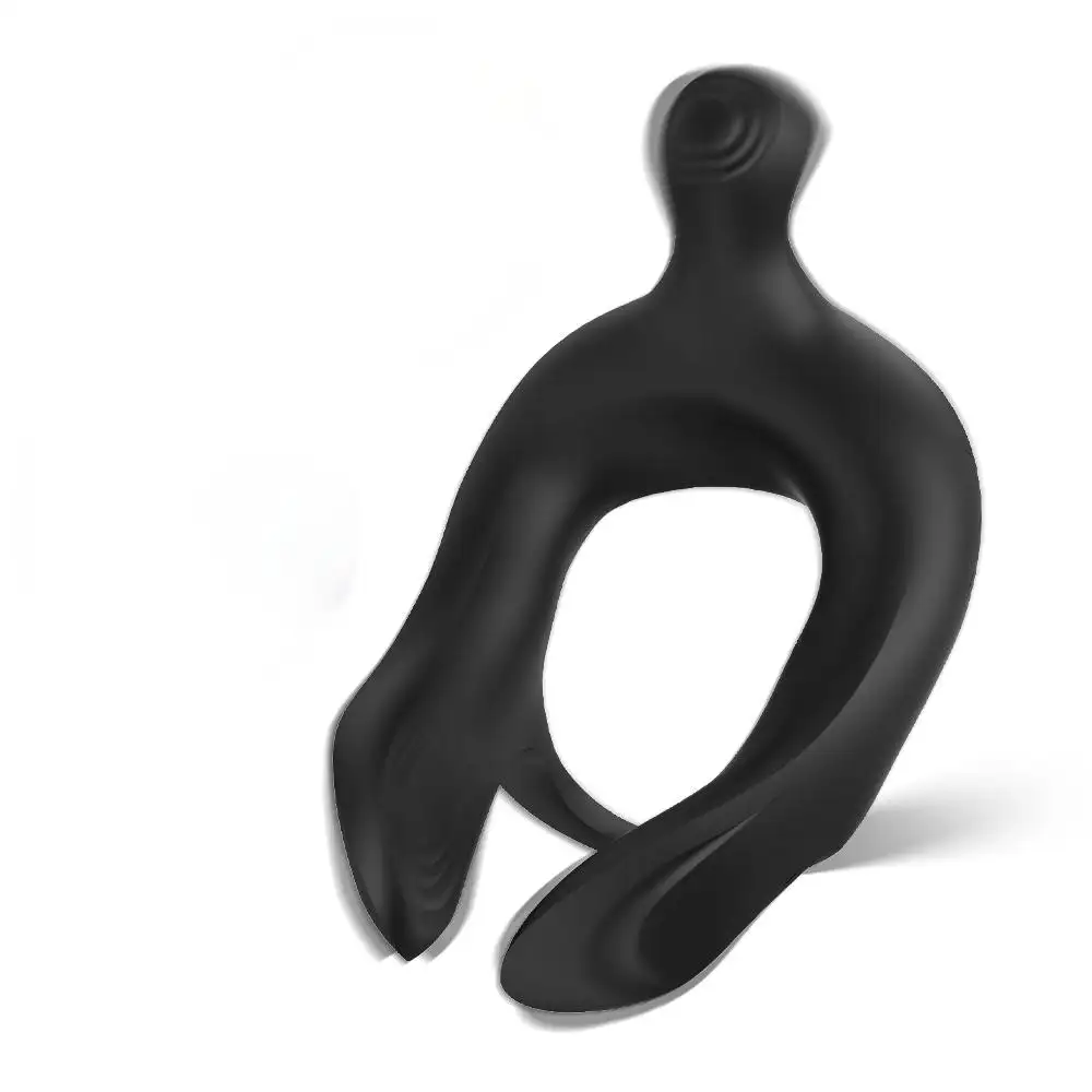  Vibrating Cock Ring Silicone Waterproof Penis Ring Delay Ejaculation for Men for Couple