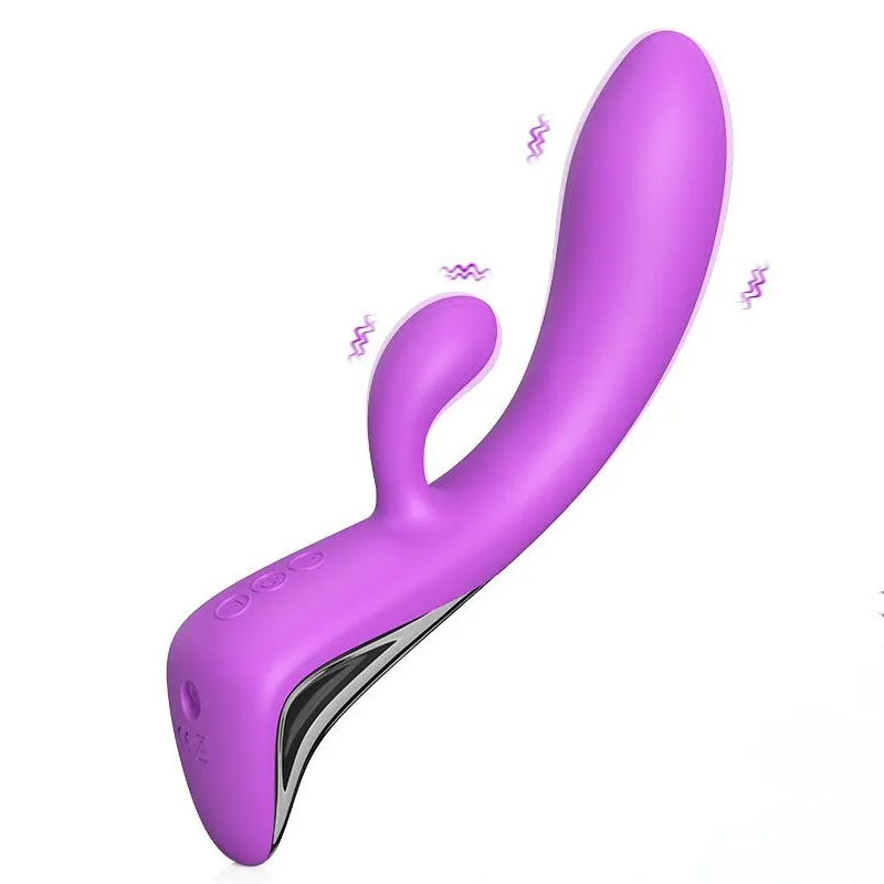  China OEM Factory G Spot Vibrator Triple Motors Heated Girls Moving Rabbit Vibrator