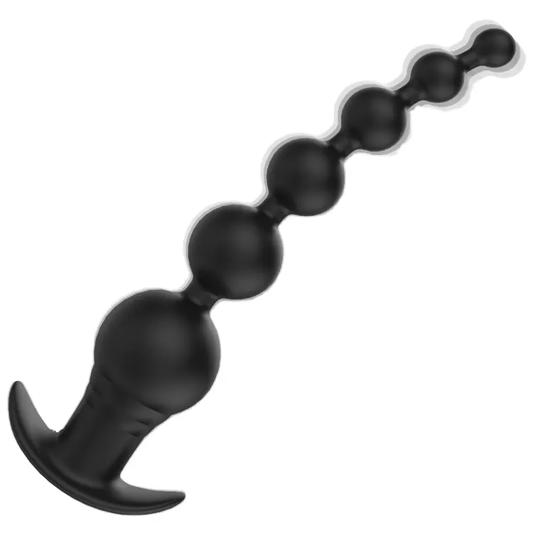  Silicone Anal Plug 9-speed Electric Male Massager Remote Anal Beads Sex Toy for Man