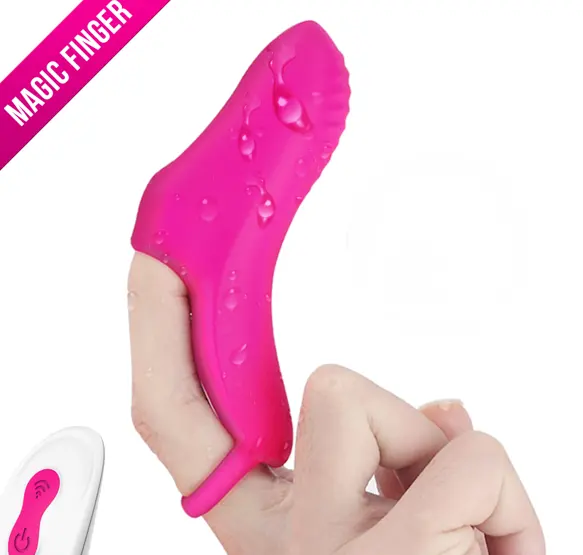  Finger Vibrator Sexuales Vaginal G Spot Massage Adult Sex Toys Mini Finger Sleeve Vibrator for Female