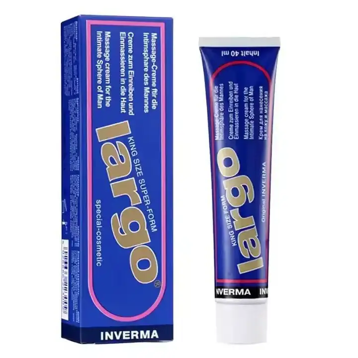 Largo Eco-Friendly 40ml Aluminum Tube Herbal Plant-Based Enlargement Cream for Men Enlarge Grow Thicker Stronger Massage