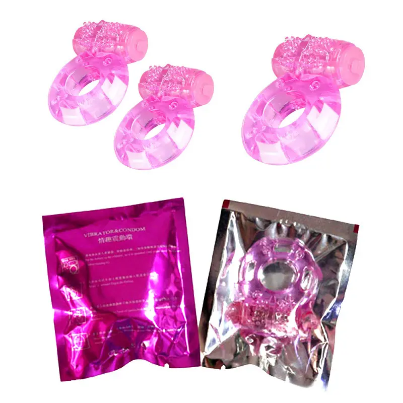 Cock Penis Ring Vibrator Silicone Rubber Male Products Strong Vibration Delay Ejaculation Cock Ring for Men Adult Sex Toy