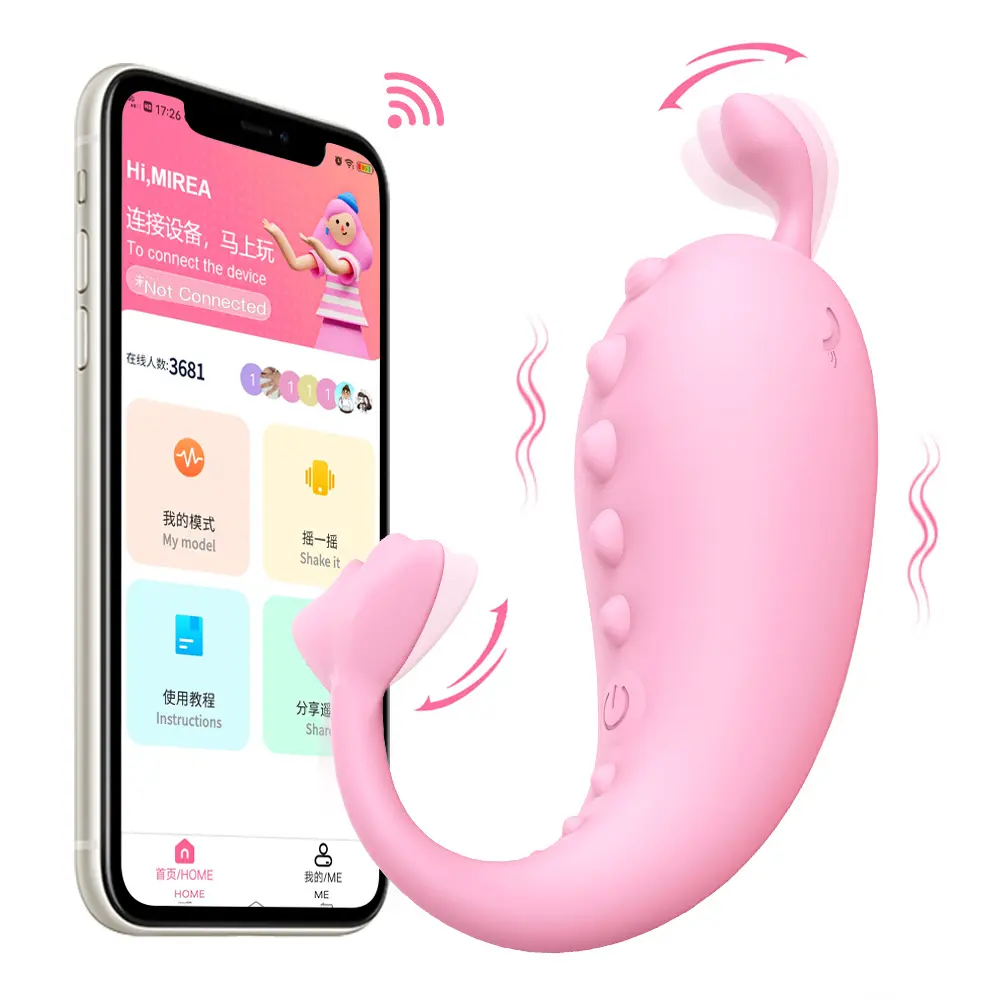 APP Sex Toys Remote Control Small Whale Vibrator Silicone Clitoral Vibrator Wearable Panties Vibrator Adult Sex Toys for couples