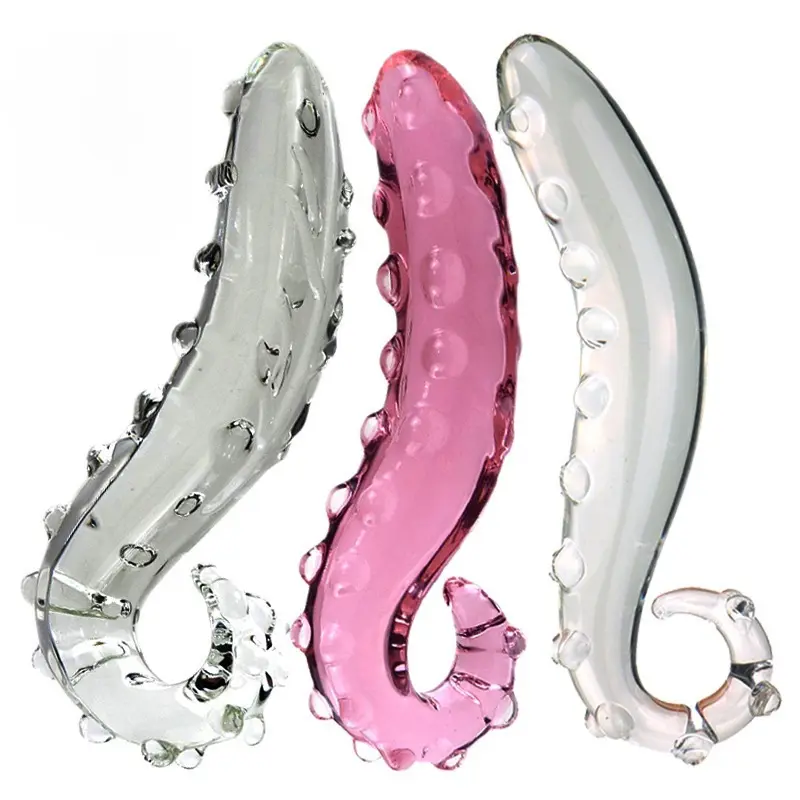 Smooth Glass Dildo for Men/Women Prostate G-Spot Massager Anal Sex Toy for Women or Men