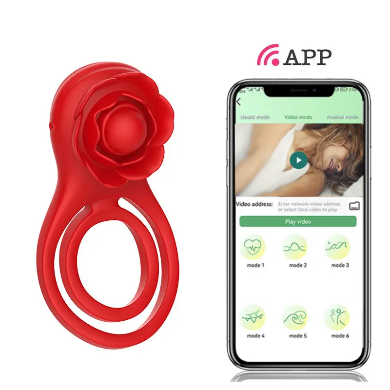 Orgasm Clitoral Stimulation Remote Control Vibrator Waterproof Silicone Chargeable Cum Locking Masturbation Ring for Couples