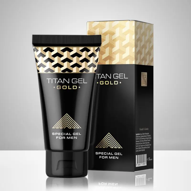 Titan Gel Gold Penis Enlargement Cream Men Care Massage Cream Penis Special Gel for Men