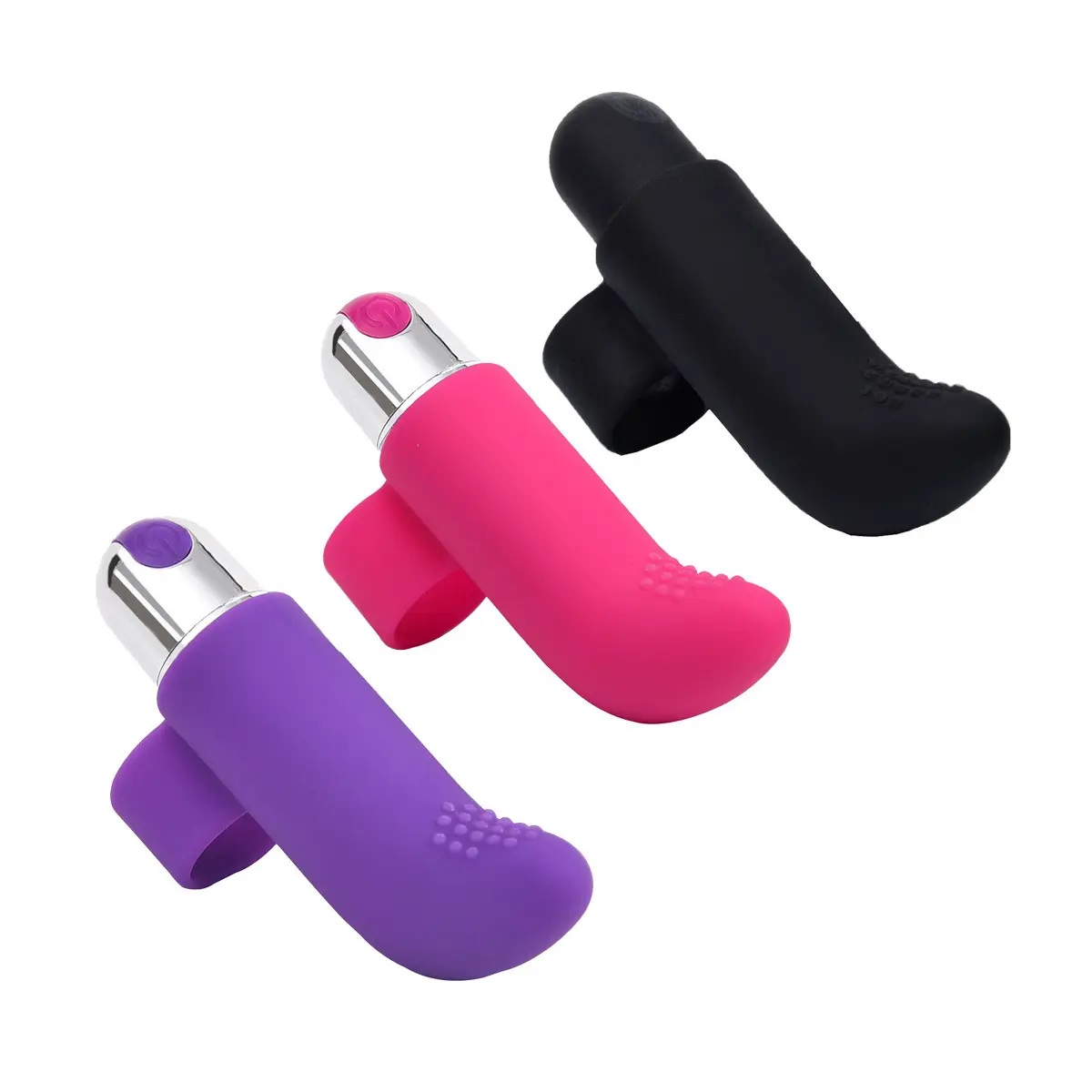 High Quality Finger Sleeve Vibrator G Spot Orgasm Massage Mini Powerful Finger Vibrator for Women