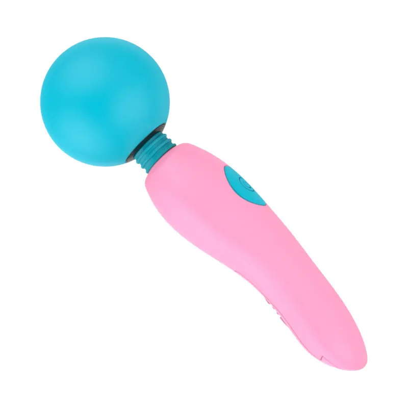 Hot Sell 12 Vibrations Mini Shake Vibrator Silicone Av Wand Massager Female Sex Toys