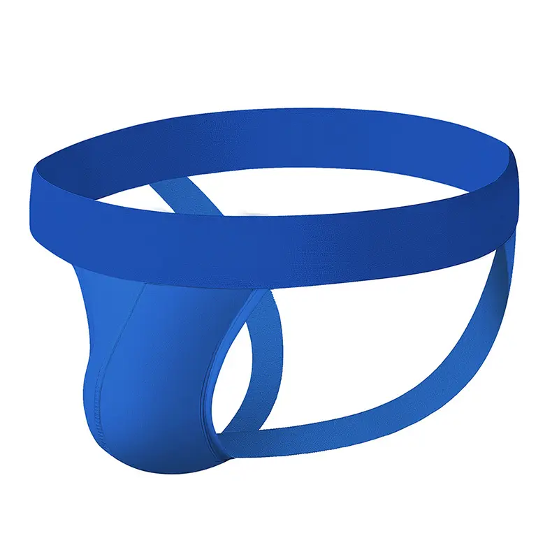 Wholesale Custom Logo Men's Sexy Underwear Low-Rise Seamless Breathable Elastic Men Thongs Jockstrap
