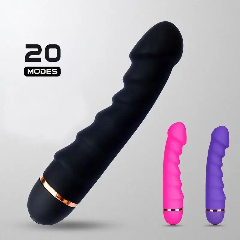 Multi Frequency Small Mini Strapless Funny Vibrating Dildo Vibrator G Spot Av Wand Massage Purple Dildo Vibrator for Anal