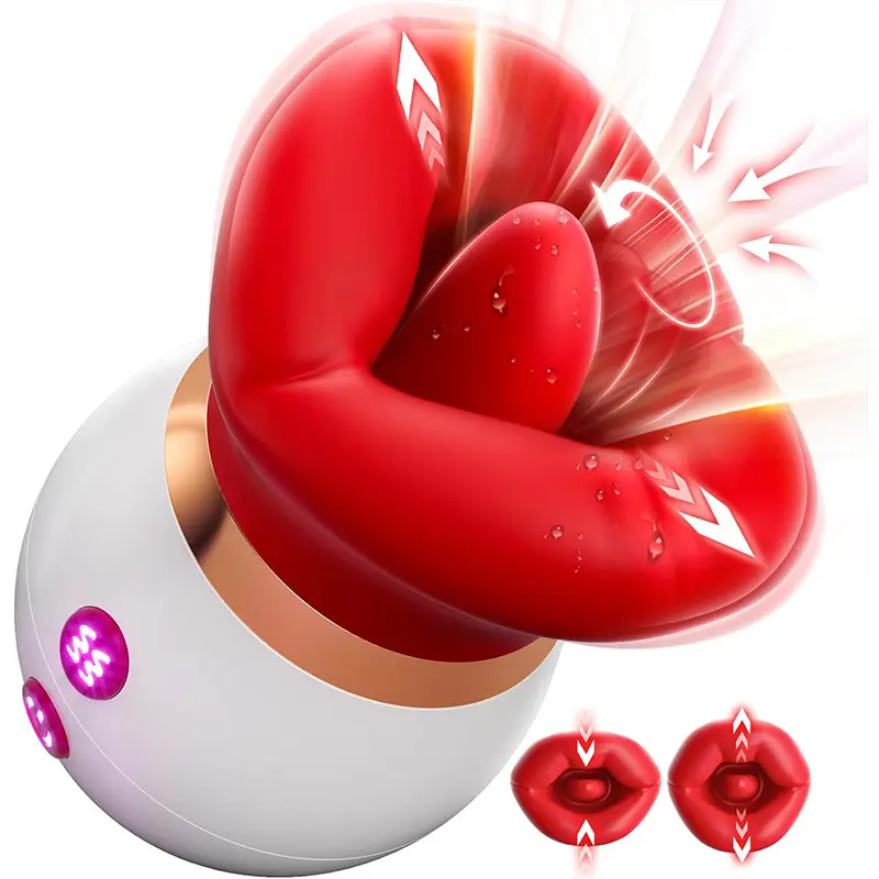 Rose Sex Toys Vibrator Adult Sex Toys for Women 3IN1 Mouth Sucking Vibrator G Spot Vibrators Clitoral Stimulator Couples