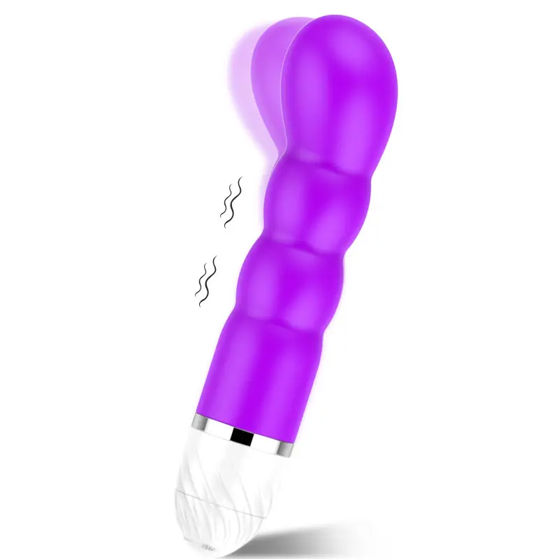 Portable Vibrator Wand Long Thread G Spot Massage Stick Anal Bead Vibrator Dildo