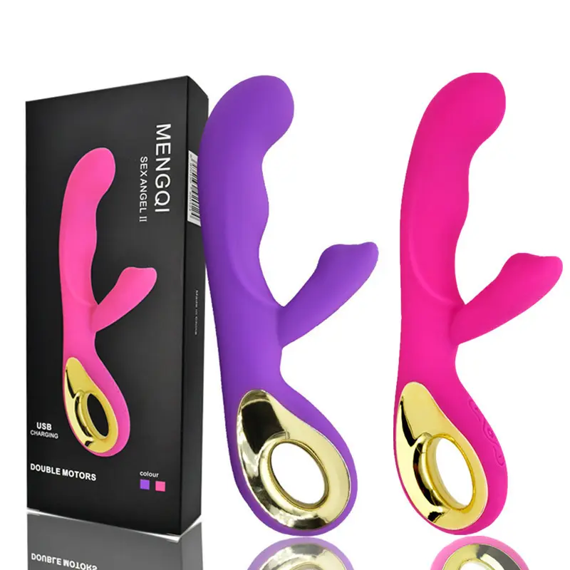 Adult Products Vibrator Toys Double G-Spot Rabbit Vibrator Medical-grade Silicone Dildo Vibrating Girl Masturbation