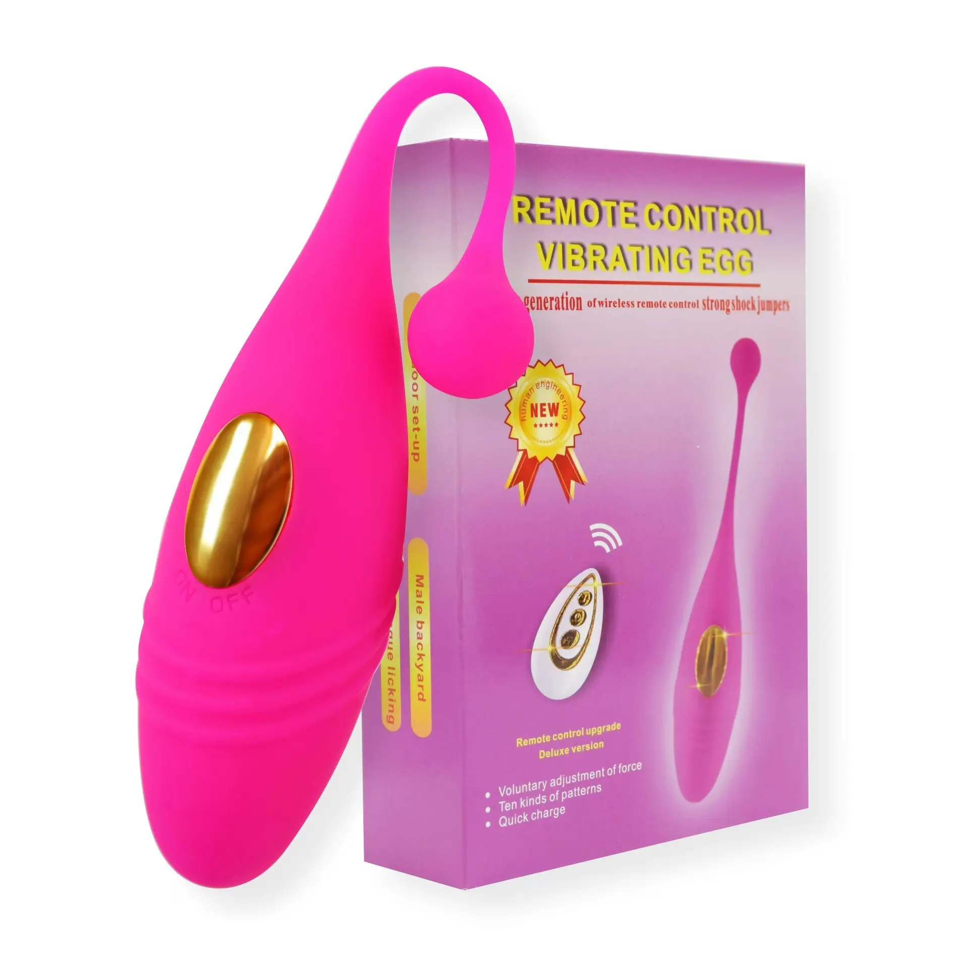 Strong Vibration Masturbator Bullet Massager Sex Toy Products Saft Silicone Medical Material Remote Control G Spot Jumping Egg