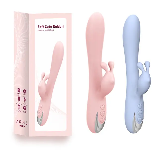 Sexy Rabbit Vibrator Silicone Female Masturbation Adult Product