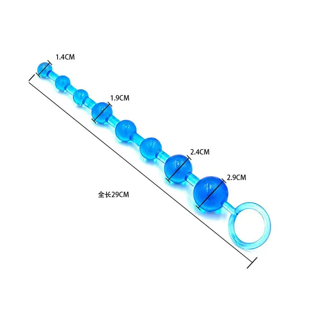 Long Beads BDSM Butt Plug Plastic Sex Toys for Men Women Masturbating Ass G String Jewel Anal Pulgs