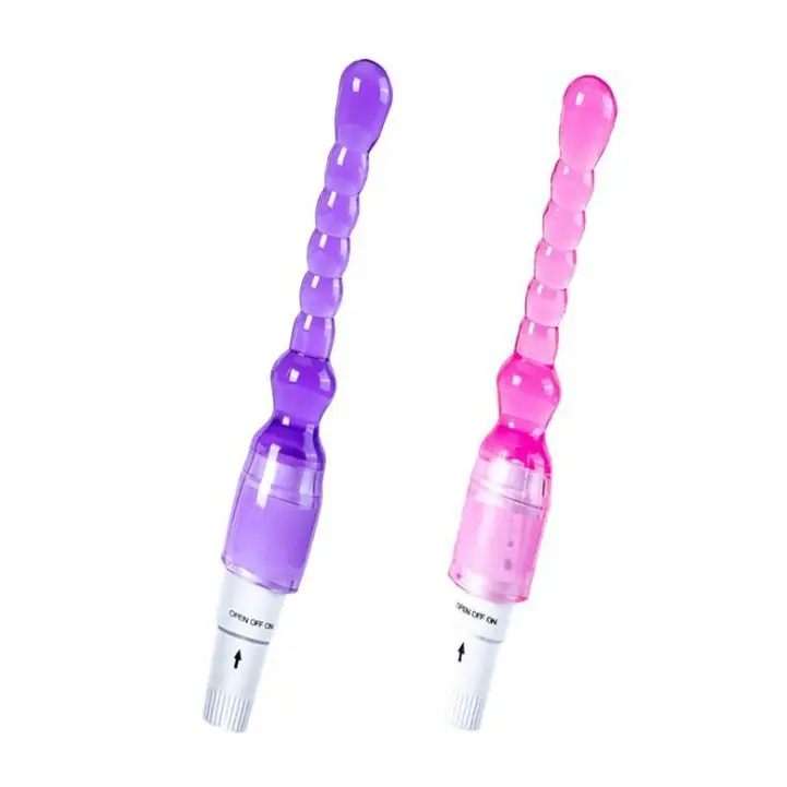 Adult Jelly Gourd Bead Electric Anal Vibrating Butt Plug Toy Beads